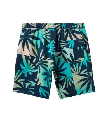 Quiksilver - Bañador Verde para Hombre - Surfsilk Mix Volley 16"